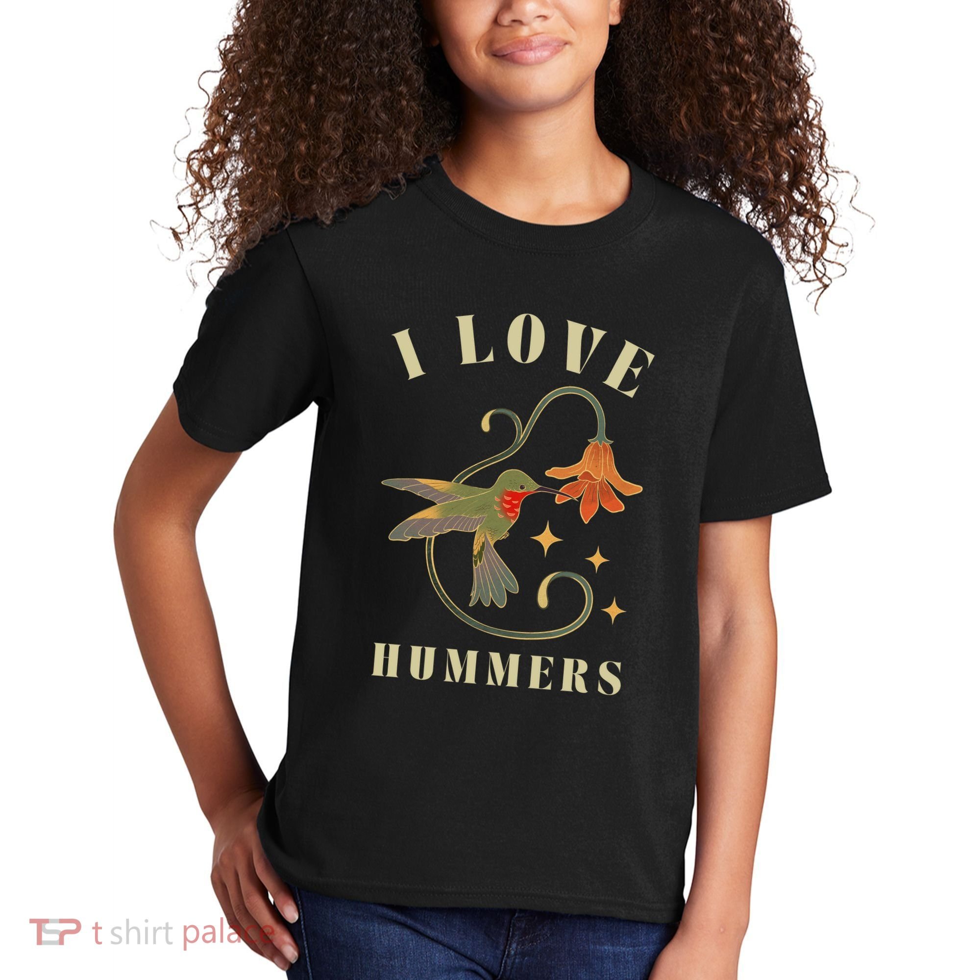 I Love Hummers Awesome Hummingbird Lover Kids T-Shirt