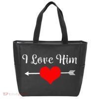 I Love Him For Couples Matching Sets Tote Bag thumb 0