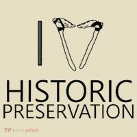 I Love Historic Preservation Comfort Colors Boxy T-Shirt thumb 3