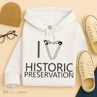 I Love Historic Preservation Hoodie thumb 4