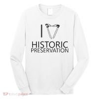 I Love Historic Preservation Long Sleeve Shirt thumb 0