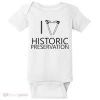 I Love Historic Preservation Baby Bodysuit thumb 0