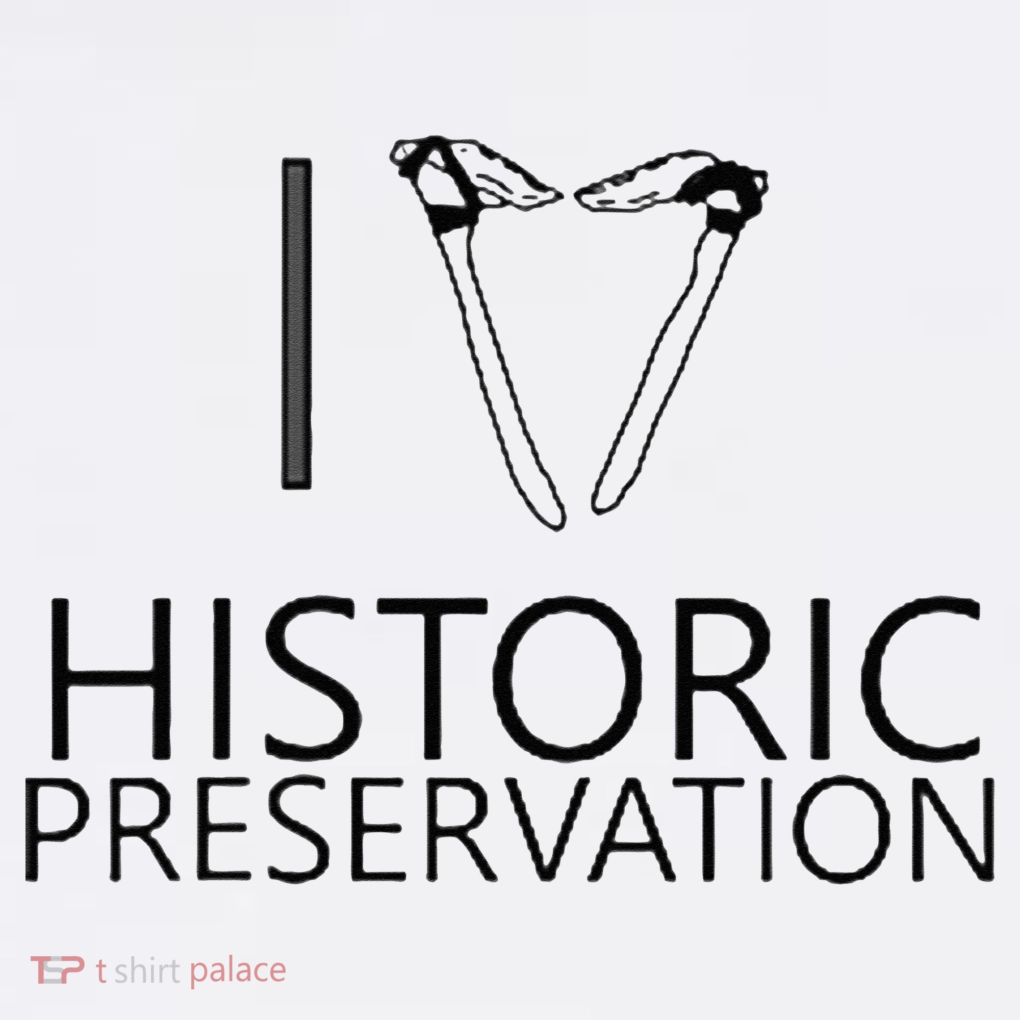 I Love Historic Preservation Toddler Long Sleeve Shirt