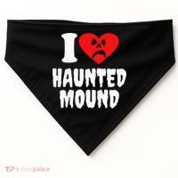 I Love Haunted Mound USA-Made Doggie Bandana thumb 0