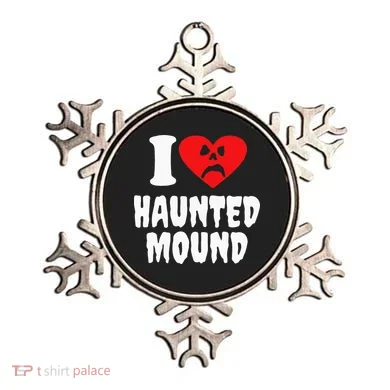 I Love Haunted Mound Ornament