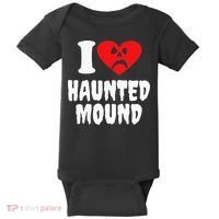 I Love Haunted Mound Baby Bodysuit thumb 0