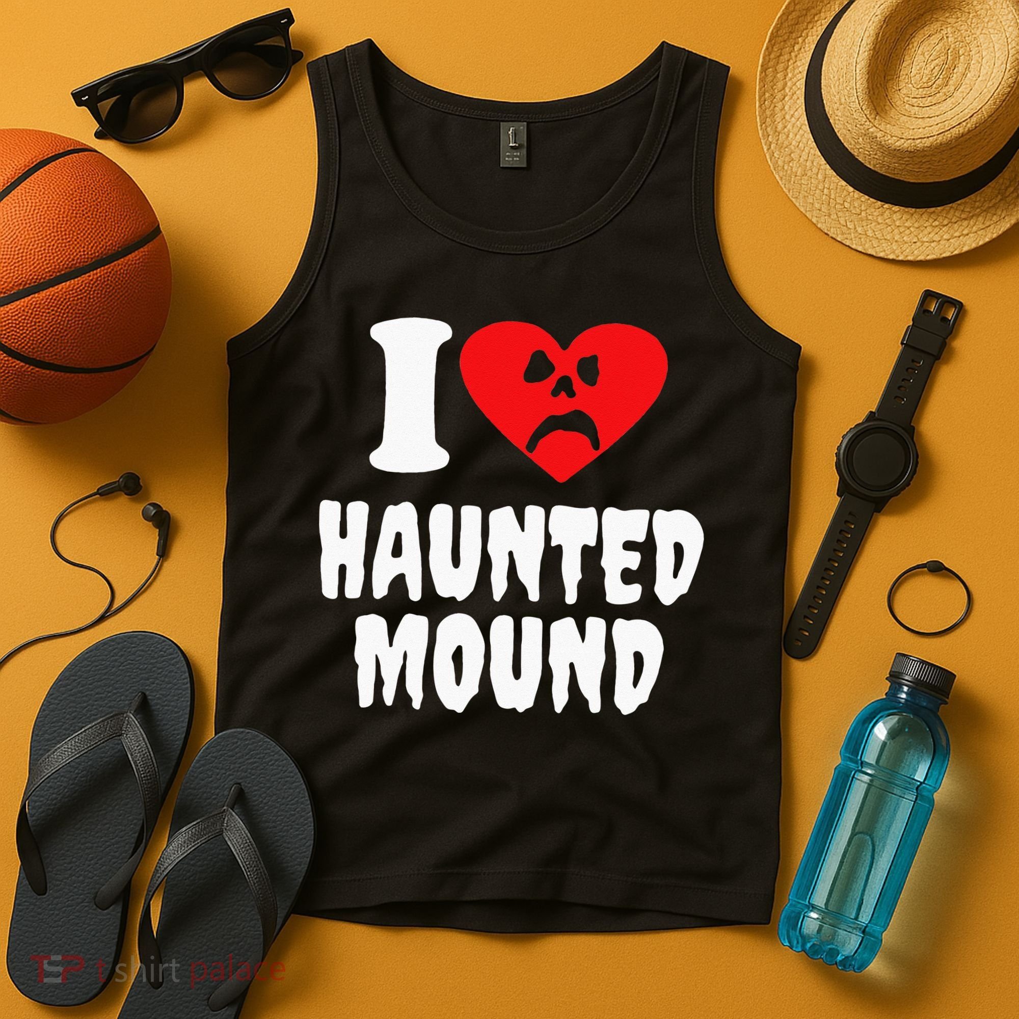 I Love Haunted Mound Tank Top