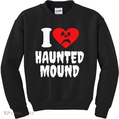 I Love Haunted Mound Kids Sweatshirt