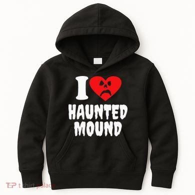 I Love Haunted Mound Kids Hoodie