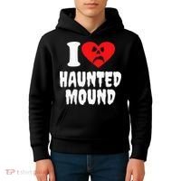 I Love Haunted Mound Kids Hoodie thumb 4