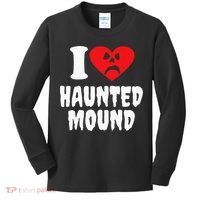 I Love Haunted Mound Kids Long Sleeve Shirt thumb 0