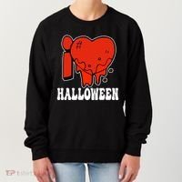 I Love Halloween Creepy Heart Women's Sweatshirt thumb 0