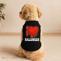 I Love Halloween Creepy Heart Doggie Tank thumb 2