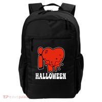 I Love Halloween Creepy Heart Backpack thumb 0