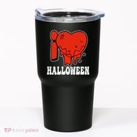 I Love Halloween Creepy Heart Tumbler thumb 0