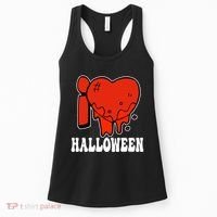 I Love Halloween Creepy Heart Women's Tank Top thumb 0