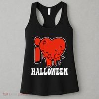 I Love Halloween Creepy Heart Women's Tank Top thumb 3