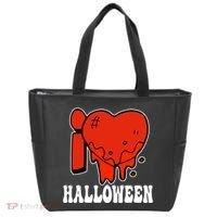 I Love Halloween Creepy Heart Tote Bag thumb 0