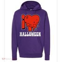 I Love Halloween Creepy Heart Hoodie thumb 0