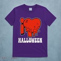 I Love Halloween Creepy Heart T-Shirt thumb 5