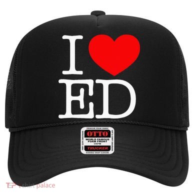 I Love Heart ED Hat