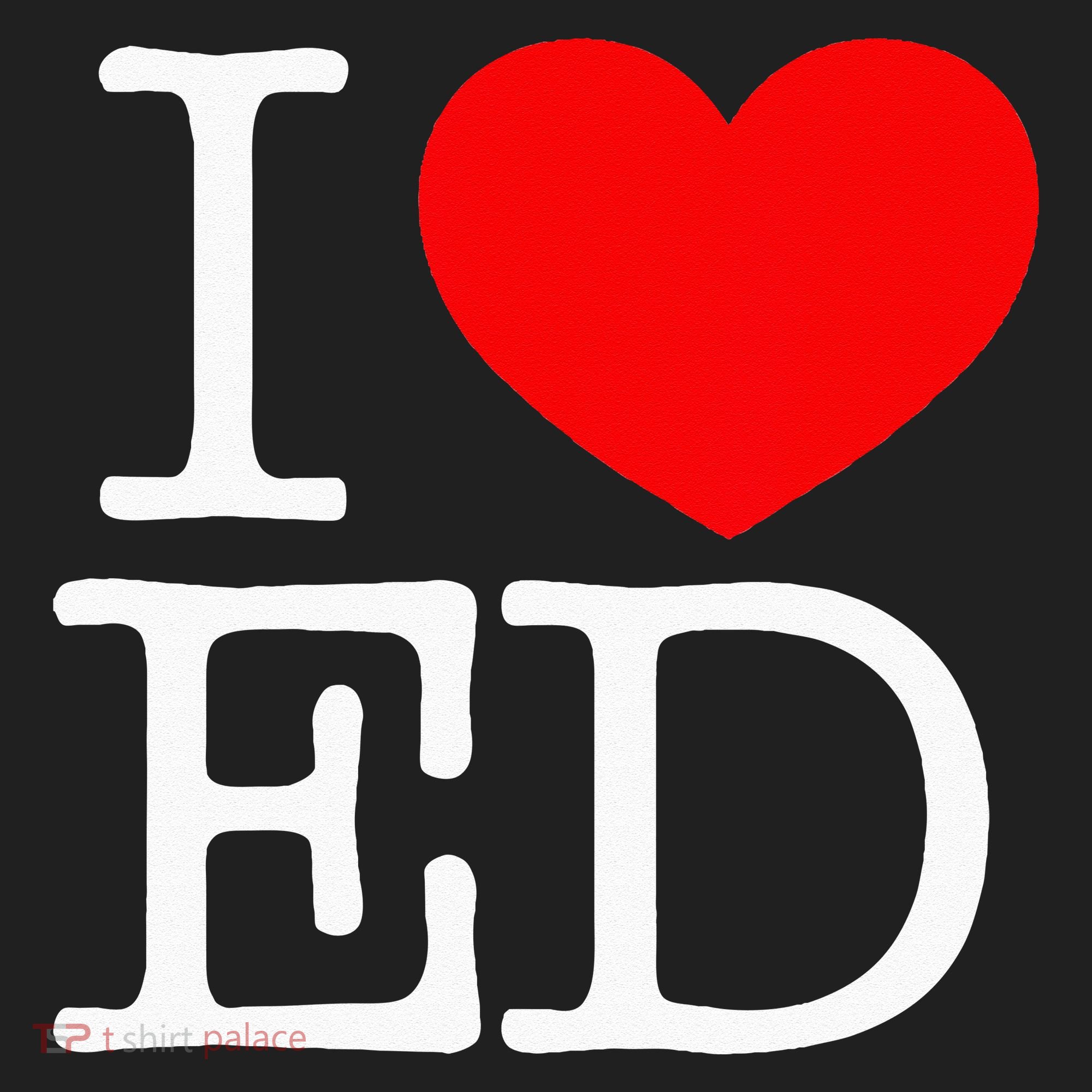 I Love Heart ED Hat