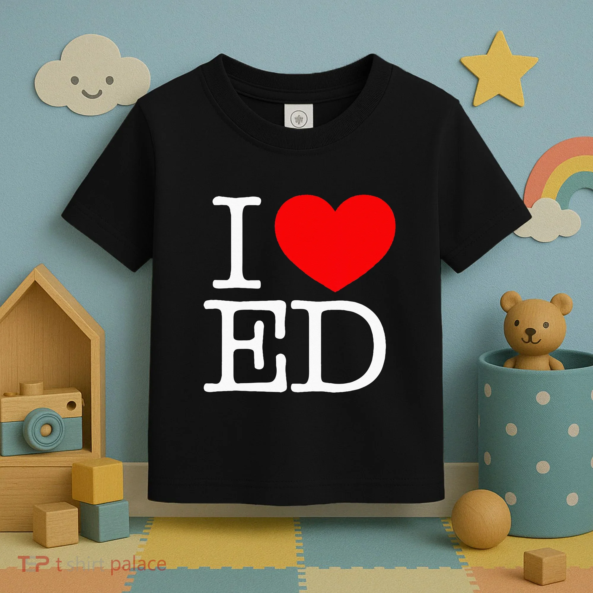 I Love Heart ED Toddler T-Shirt