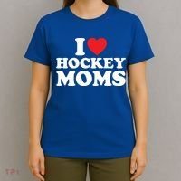 I Love Hockey Moms Meaningful Gift I Heart Hockey Moms Cute Gift T-Shirt thumb 4