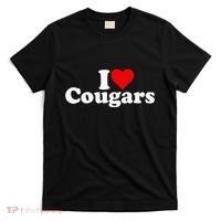 I Love Heart Cougars Sexy Older Women T-Shirt thumb 0
