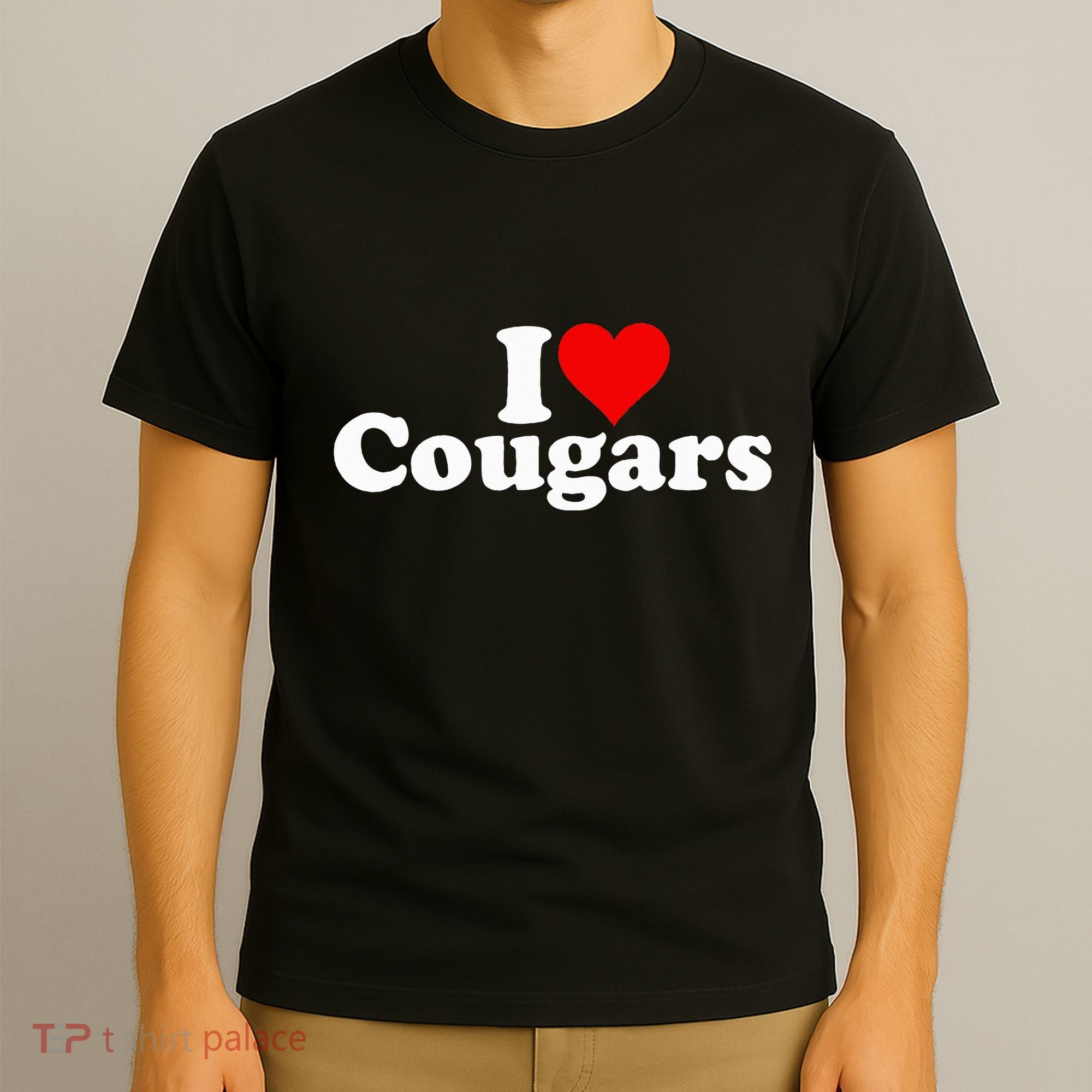 I Love Heart Cougars Sexy Older Women T-Shirt