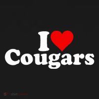 I Love Heart Cougars Sexy Older Women Polo thumb 3