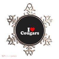 I Love Heart Cougars Sexy Older Women Ornament thumb 0