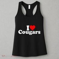 I Love Heart Cougars Sexy Older Women Women's Tank Top thumb 3