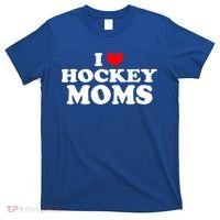 I Love Hockey Moms Funny Christmas Gift T-Shirt thumb 0