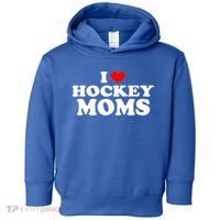 I Love Hockey Moms Funny Christmas Gift Toddler Hoodie thumb 0