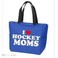 I Love Hockey Moms Funny Christmas Gift Tote Bag thumb 3