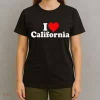 I LOVE HEART CALIFORNIA CALI STAT T-Shirt thumb 4