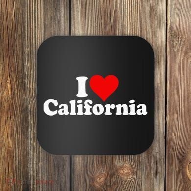 I LOVE HEART CALIFORNIA CALI STAT Coaster