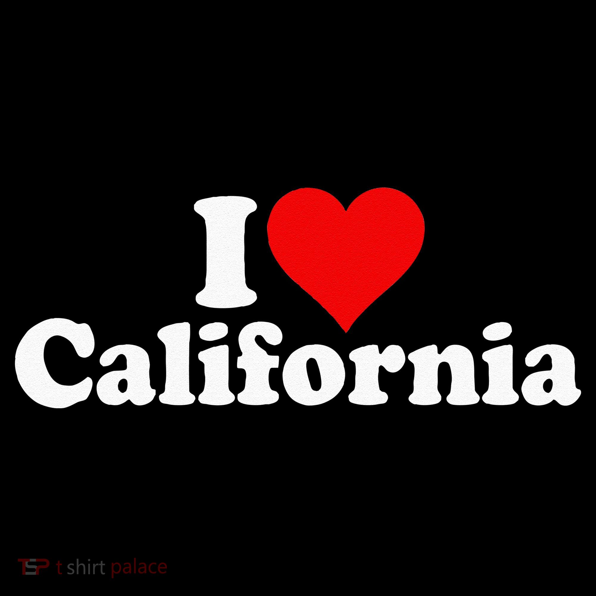 I LOVE HEART CALIFORNIA CALI STAT Women's Hoodie