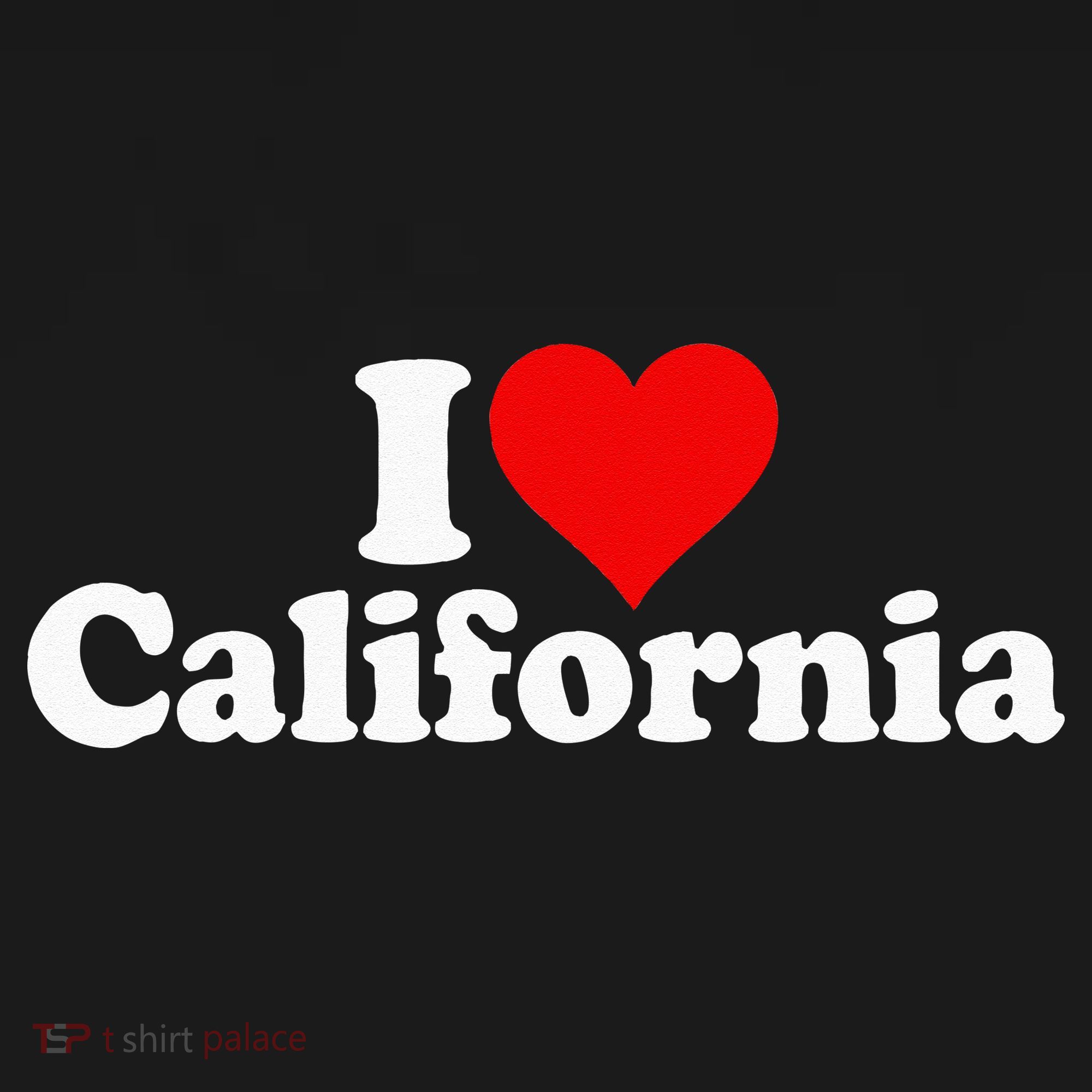 I LOVE HEART CALIFORNIA CALI STAT Women's Tank Top