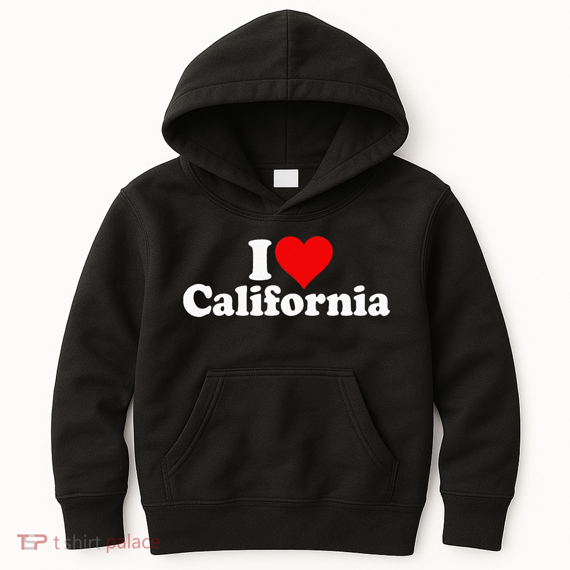 I LOVE HEART CALIFORNIA CALI STAT Kids Hoodie