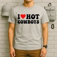 I Love Hot Cowboys T-Shirt thumb 6