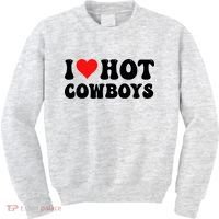 I Love Hot Cowboys Kids Sweatshirt thumb 0