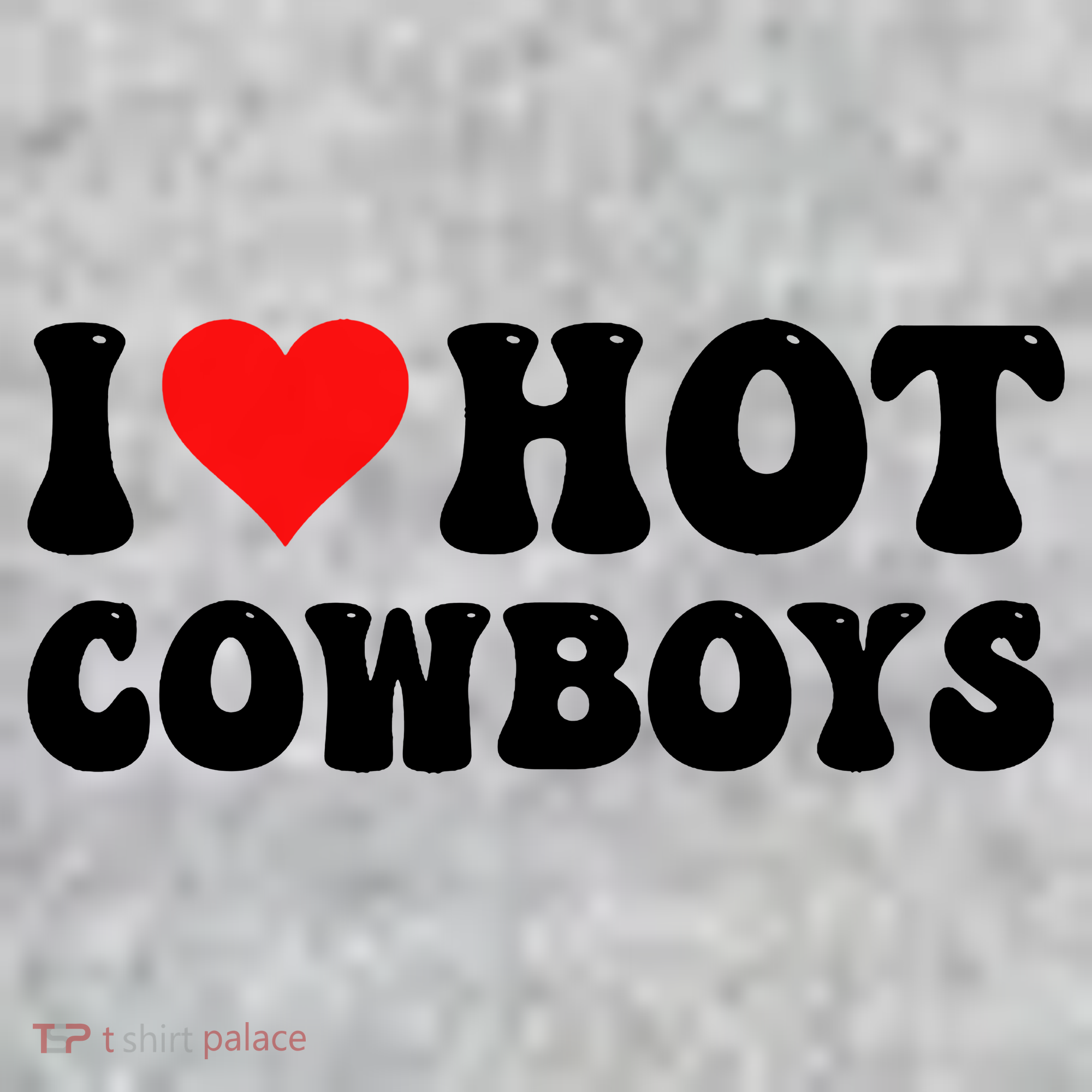 I Love Hot Cowboys Kids Sweatshirt