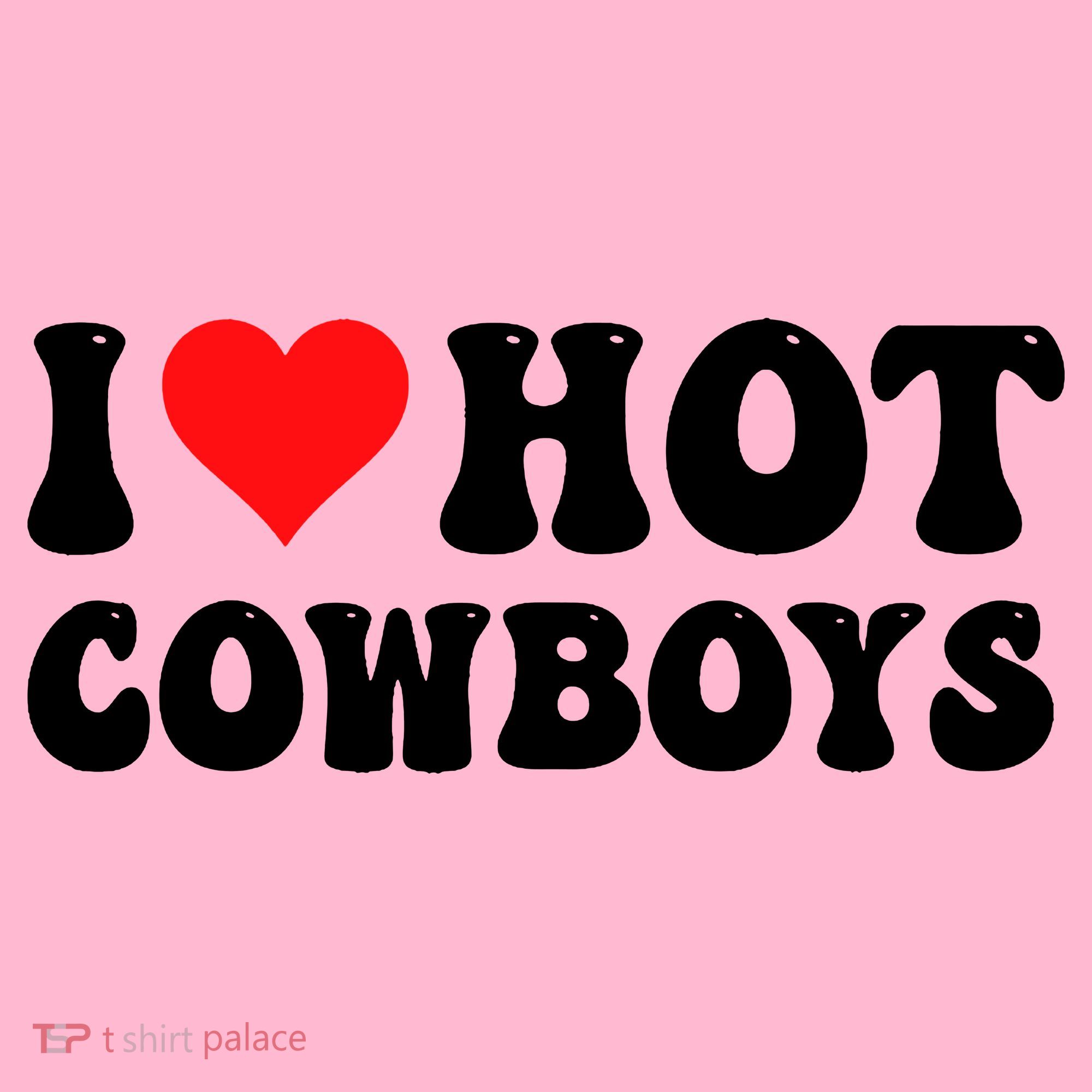 I Love Hot Cowboys Coaster