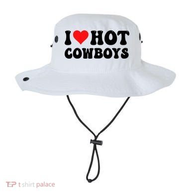 I Love Hot Cowboys Bucket Hat