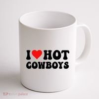 I Love Hot Cowboys Coffee Mug thumb 1
