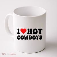 I Love Hot Cowboys Coffee Mug thumb 0