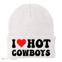 I Love Hot Cowboys Beanie thumb 0