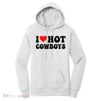 I Love Hot Cowboys Women's Hoodie thumb 0